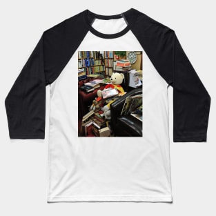 A Very Bookish Teddy Baseball T-Shirt